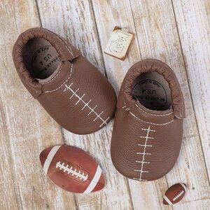 Bird Rock Baby Fringeless Football Moccasins